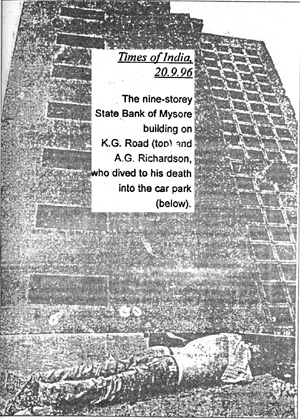 A.G. Richardson suicide of Sai baba devotee